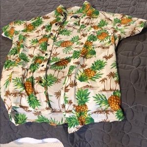 Pineapple Button Down shirt